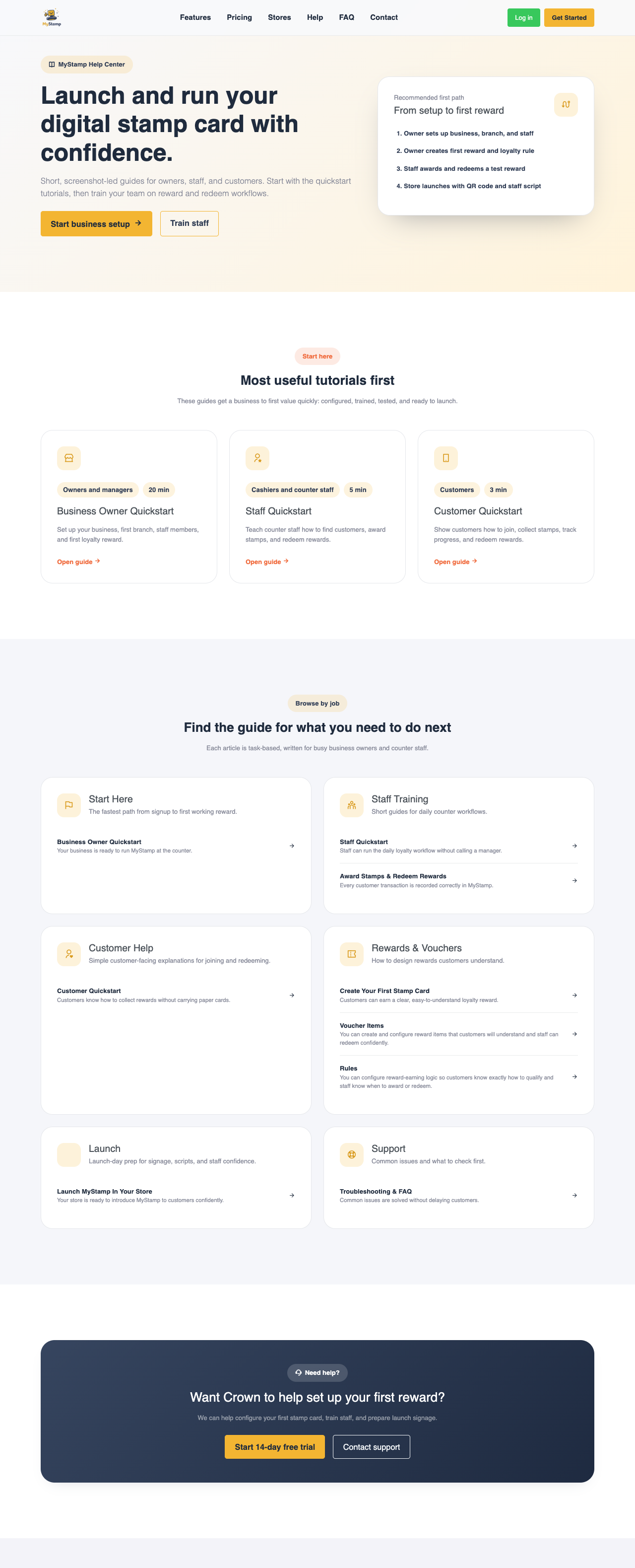 Screenshot for Troubleshooting & FAQ